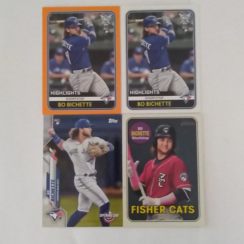 Bo Bichette 4 Card Rookie LOT